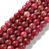 Dyed Natural Regalite/Imperial Jasper/Sea Sediment Jasper Beads Strands