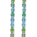 Transparent Electroplate Glass Beads Strands