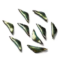 Leaf Opaque Acrylic Beads