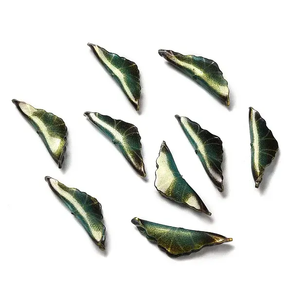 Leaf Opaque Acrylic Beads
