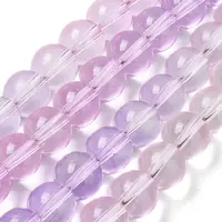 Baking Painted Transparent Glass Beads
