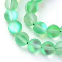 Synthetic Moonstone Beads Strands