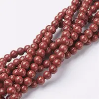 Natural Red Jasper Round Beads Strands