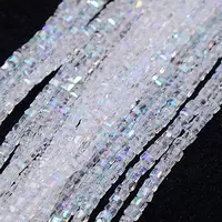 Electroplate Glass Bead Strands