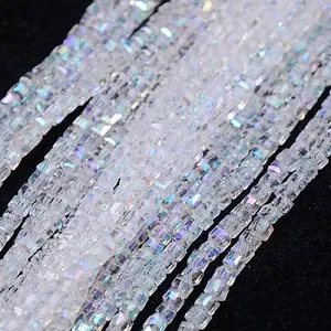 Electroplate Glass Bead Strands