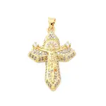 Brass Micro Pave Cubic Zirconia Pendants