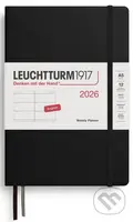 Weekly Planner 2026 Medium (A5) Black