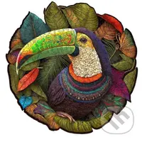 Tukan (Dřevěné puzzle) - puzzle z kategorie Zvířata