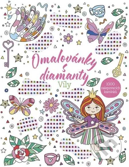 Omalovánky s diamanty: Víly - Grace West - kniha z kategorie Omalovánky