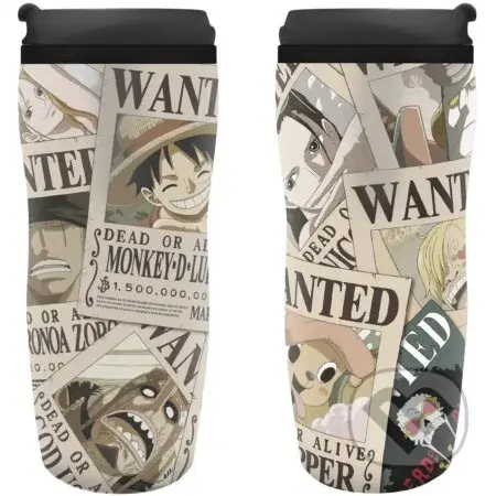 Cestovný hrnček One Piece - Wanted