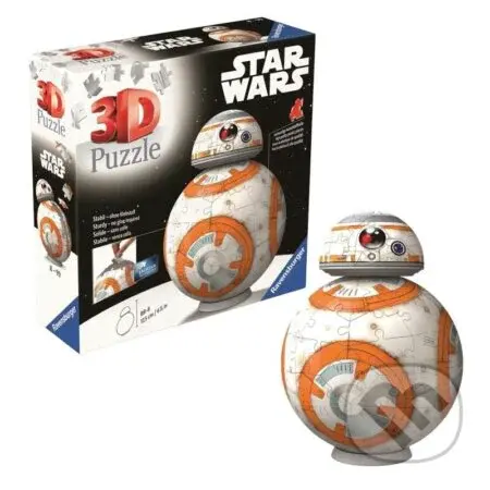 3D Puzzle-Ball: Star Wars BB-8 - puzzle z kategorie 3D puzzle