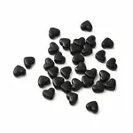 Heart Spray Painted Alloy Beads