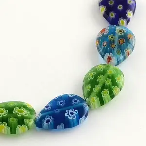 Handmade Millefiori Glass Lampwork Beads Strands