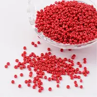 12/0 Opaque Colours Round Glass Seed Beads