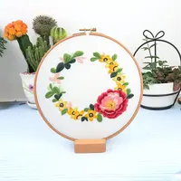 Flower Pattern DIY Embroidery Kit