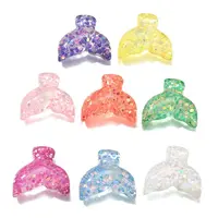 Transparent Marine Organism Resin Cabochons