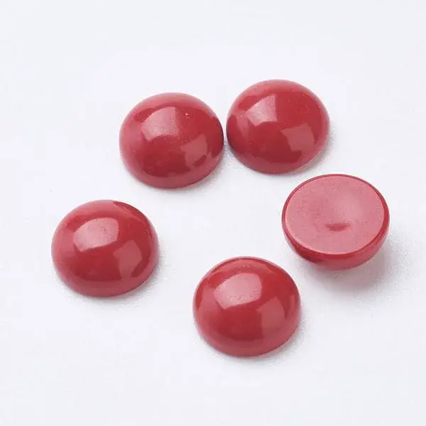 Synthetic Coral Cabochons