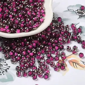 Transparent Inside Colours Glass Seed Beads