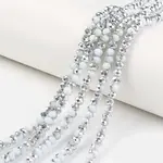 Electroplate Opaque Glass Beads Strands