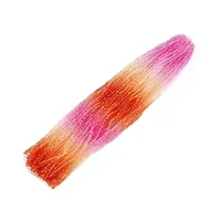 Gradient Color Baking Painted Glass Bead Strands