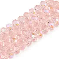 Electroplate Glass Beads Strands