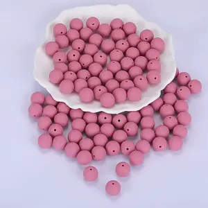 Round Silicone Focal Beads