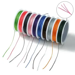 10 Rolls 10 Colors 10M 9-ply Polyester Round Thread