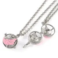 Brass Enamel Pendant Necklaces