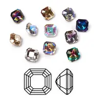 K9 Glass Rhinestone Cabochons
