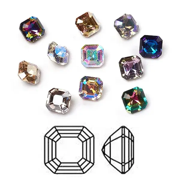 K9 Glass Rhinestone Cabochons