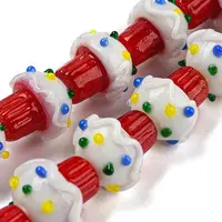 Handmade Bumpy Lampwork Beads Strands