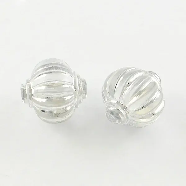 Lantern Plating Transparent Acrylic Beads