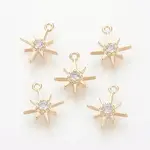 Brass Cubic Zirconia Charms