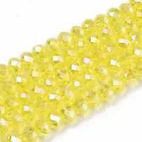 Electroplate Glass Beads Strands
