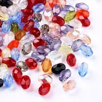 Electroplated Transparent Czech Glass Beads