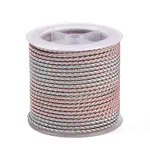 11M Polyester Braided Cord with Cotton Core & Metallic Thread