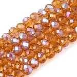 Electroplate Glass Beads Strands