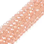 Electroplate Glass Beads Strands