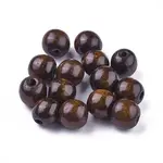 Dyed Natural Wood Beads