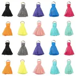 20Pcs 10 Colors Polycotton(Polyester Cotton) Tassel Pendant Decorations