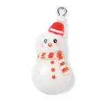 Christmas Theme Opaque Resin Pendants