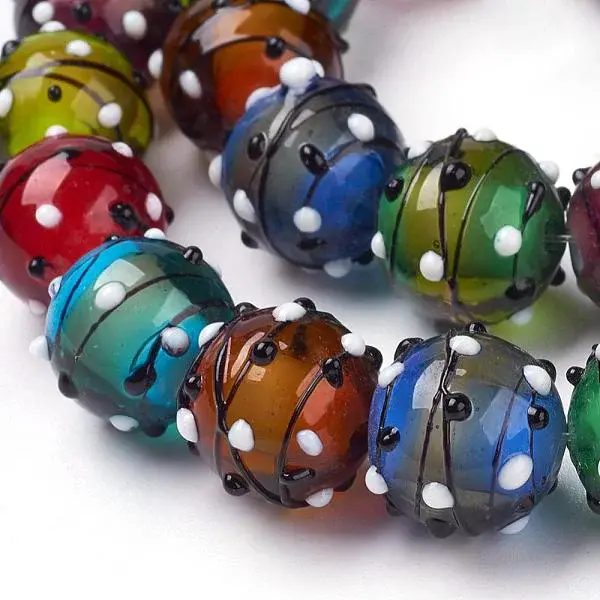 Handmade Lampwork  Beads Strands