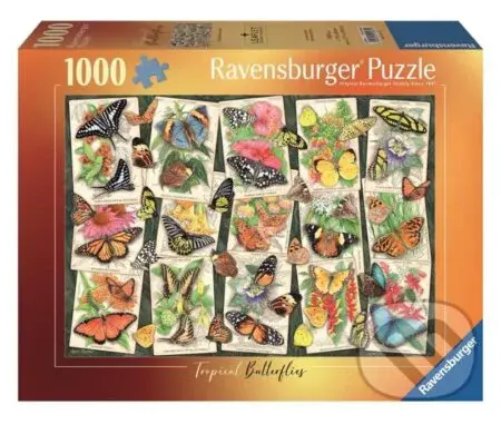 Tropičtí motýli - puzzle z kategorie Zvířata