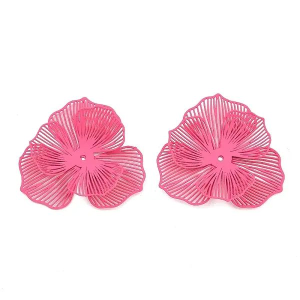 Spray Painted Iron Bead Caps