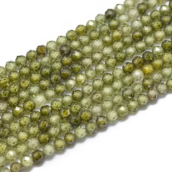 Cubic Zirconia Beads Strands