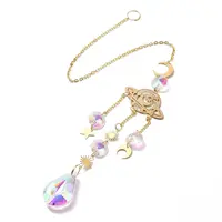 Faceted Glass Sun Catcher Pendant Decorations