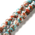 Synthetic Turquoise Dyed Beads Strands