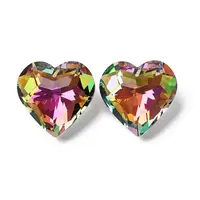 Electroplate Glass Charms