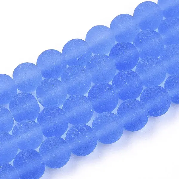 Transparent Glass Beads Strands