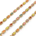 Enamel Oval Link Chains